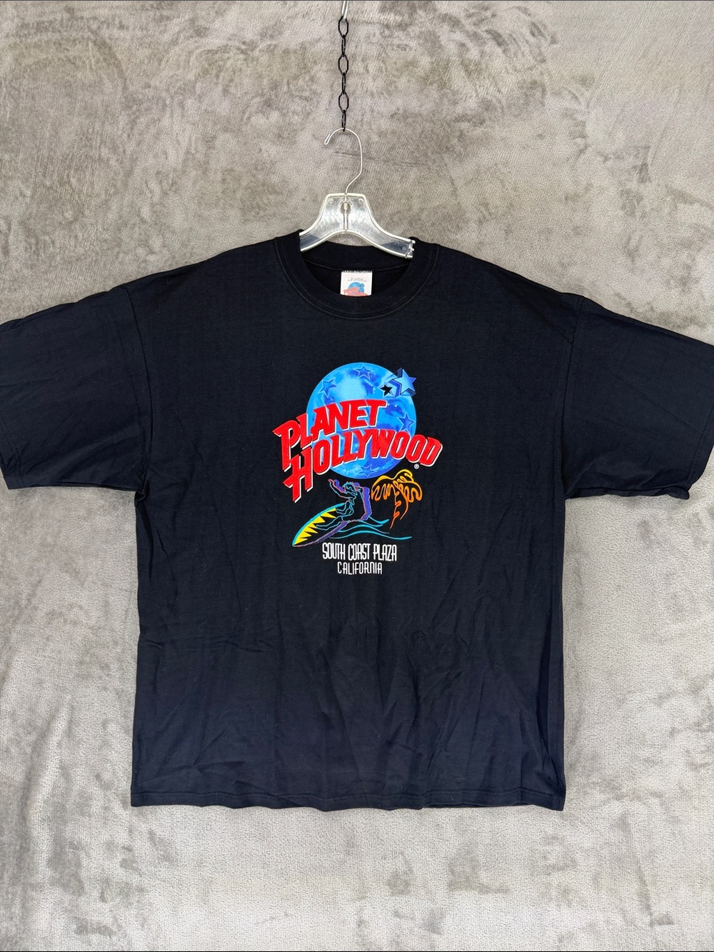 Planet Hollywood Vintage South Coast Plaza 1991 Short Sleeve T Shirt Men’s XL